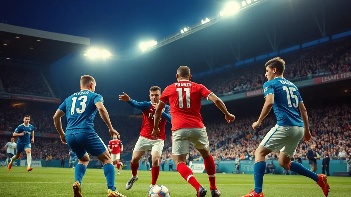 فوز فرنسا على منتخب العراق الوطني لكرة القدم بثلاثية نظيفة